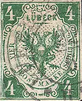 arms of Lubeck & scroll
