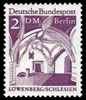 Citizens hall of the Town Hall Löwenberg Silesia