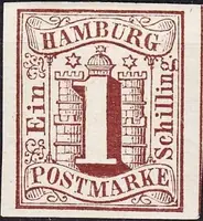 numeral on arms of Hamburg