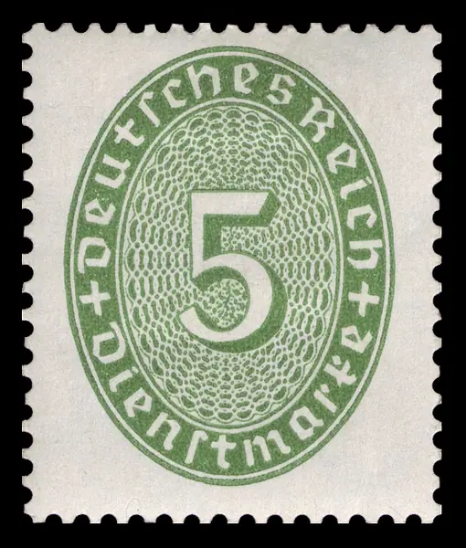 numeral in oval