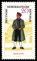 Thüringen, w. quatrefoil & DDR