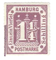 numeral on arms of Hamburg