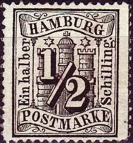 numeral on arms of Hamburg