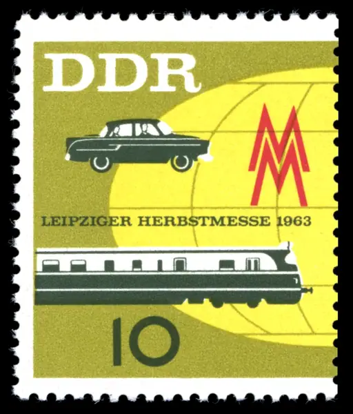 globe & car & train , w. quatrefoil & DDR