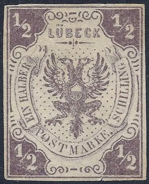 arms of Lubeck & scroll