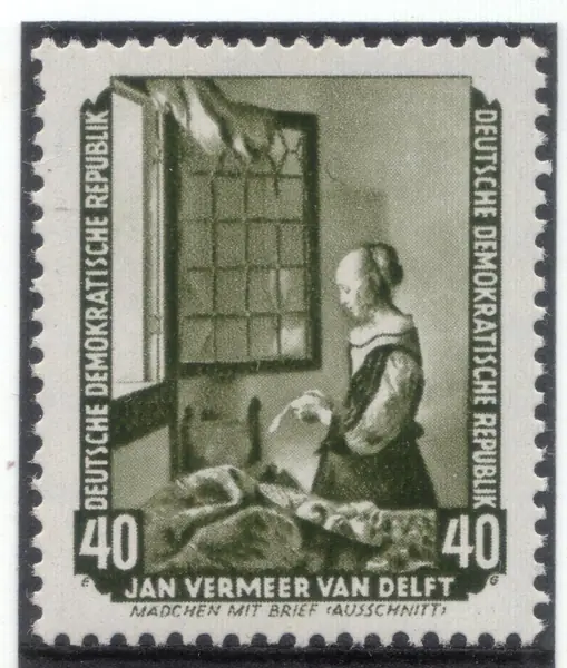 Girl with Letter by Vermeer