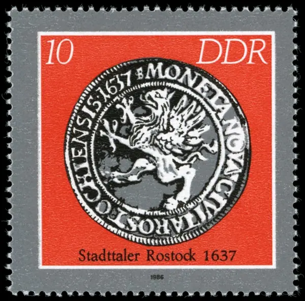 city coin of Rostock 1637