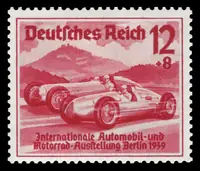 Race cars of Auto-Union & Mercedes-Benz 1938