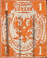 arms of Lubeck & scroll