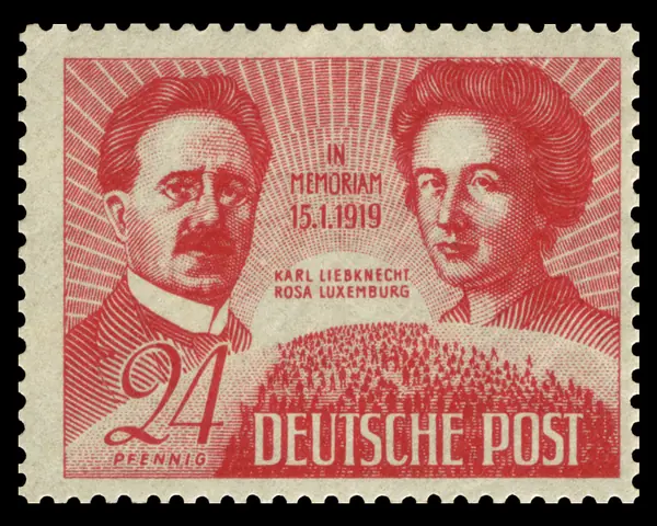 Liebknecht&Luxemburg death 30th