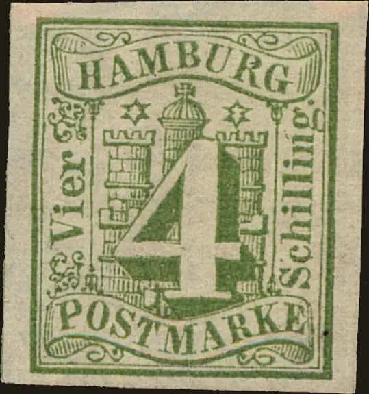 numeral on arms of Hamburg