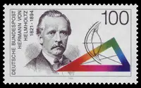 Hermann von Helmholtz & diagram of eye