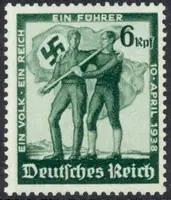 German & Austrian carrying German flag