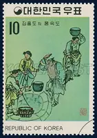 Genre printing by Kim Hong-do