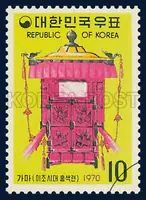 A red palaquin of the Yi Dynasty