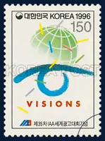 the Congress Logo and the Planet Earth
