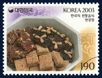 Traditional Korean confectionery (Yeot Gangjeong)
