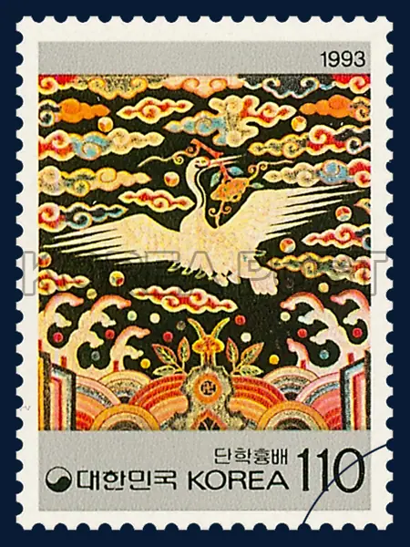 Single Crane Insignia Single stamp