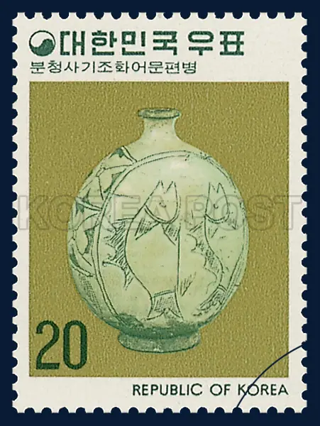 Punch`ong bottle Single stamp