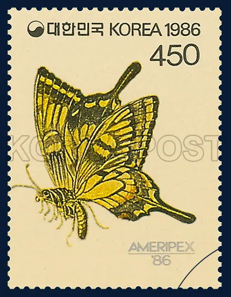 GUNJEOPDO(BUTTERFLIES) Single stamp