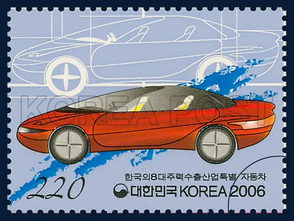 Automobiles Single stamp