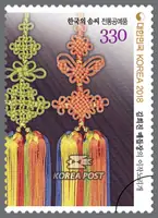 Kim Hee-jin's knotting master's two-piece ornament