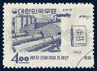 Figure`5`, view of cement plant and a cement bag