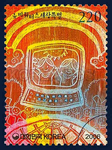 The world that becomes one through the Ubiquitous Single stamp