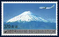 Mt. Fuji with a KAL aircraft