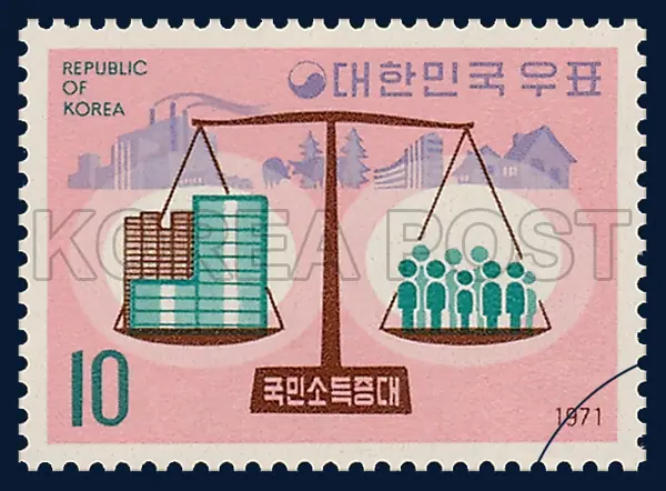 Increase in Gross National Income Single stamp