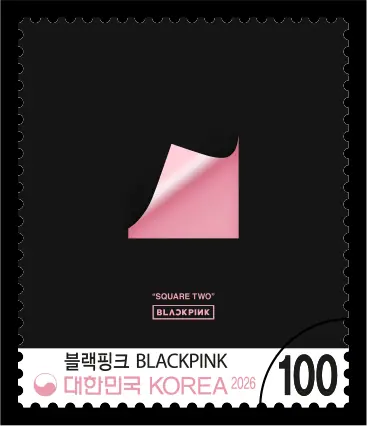 BLACKPINK album artwork Single stamp