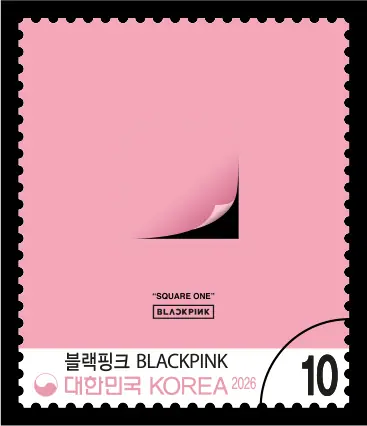 BLACKPINK album artwork Single stamp