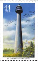 Gulf Coast Lighthouses - Matagorda Island, Texas