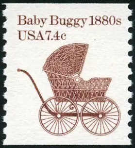 baby buggy 1880s