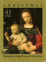 Christmas: The Madonna of the Carnation by BernardinoLuini