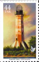 Gulf Coast Lighthouses - Sabine Pass, Louisiana