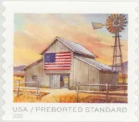 Flags on Barns