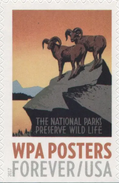 WPA Posters - The National Parks Preserve Wild Life