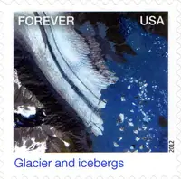 Earthscapes - Glacier and icebergs
