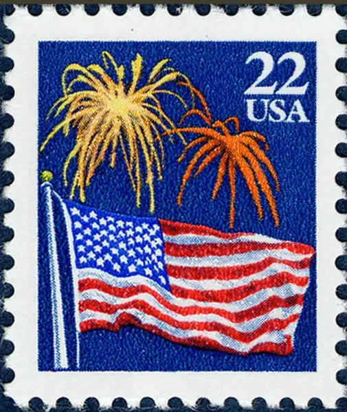 flag (US) & fireworks