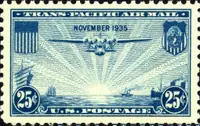 China Clipper over Pacific Ocean