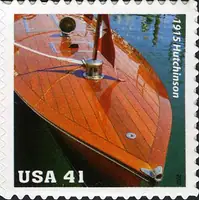 Vintage Mahogany Speedboats - 1915 Hutchinson Brothers Launch runabout