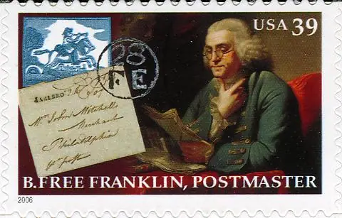 Benjamin Franklin - Postmaster