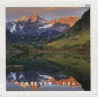 O Beautiful - Mountain Majesties - Maroon Bells peaks in White River National Forest, CO