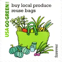 Go Green - Buy Local Produce, Reuse Bags