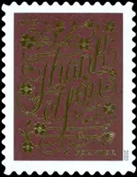 Thank you - Soft maroon