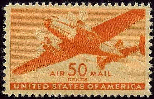 twin-motor transport plane
