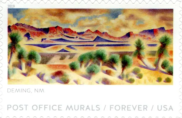 Post Office Murals - Deming, NM