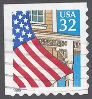 flag over porch , v. large blue 1995