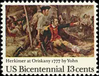 Herkimer at Oriskany by Frederick Yohn